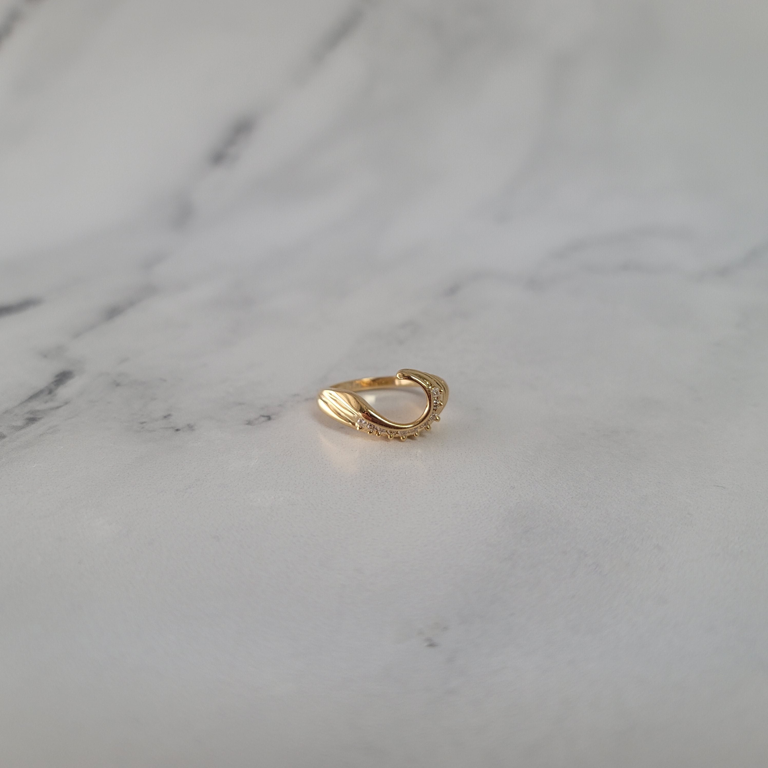14K Yellow Gold Diamond Ring Wrap Enhancer - 0.15cttw Wedding Band for Engagement Rings, Anniversary Gifts & Bridal Jewelry