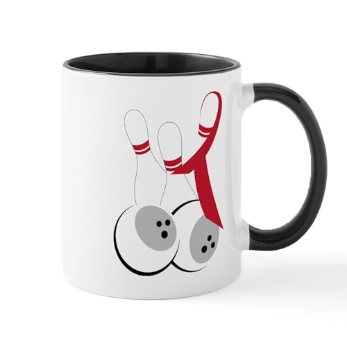White/Black Inside - Bowling Mug