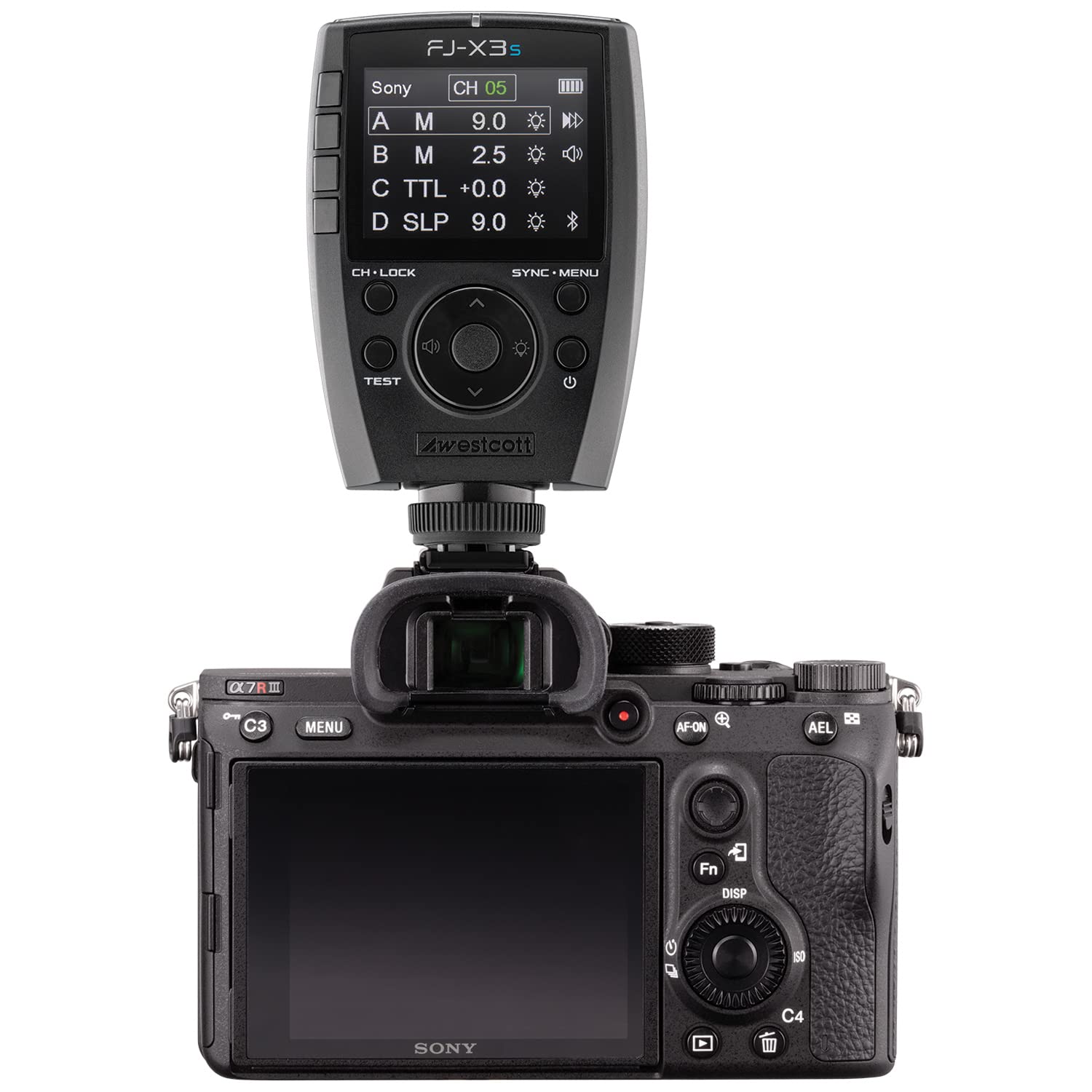 Westcott FJ-X3 S Wireless Flash Trigger for Sony Cameras - Hot Shoe Mount Compatible with FJ Wireless System | Perfect for Studio Photography, Outdoor Shoots & Event Coverage