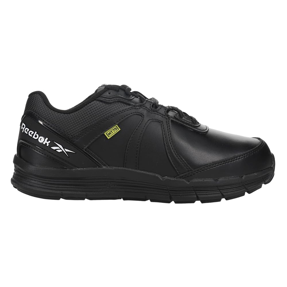 Reebok Men's Guide Steel Toe EH Safety Work Shoes with Met Guard - Black | OSHA Compliant for Construction & Industrial Work