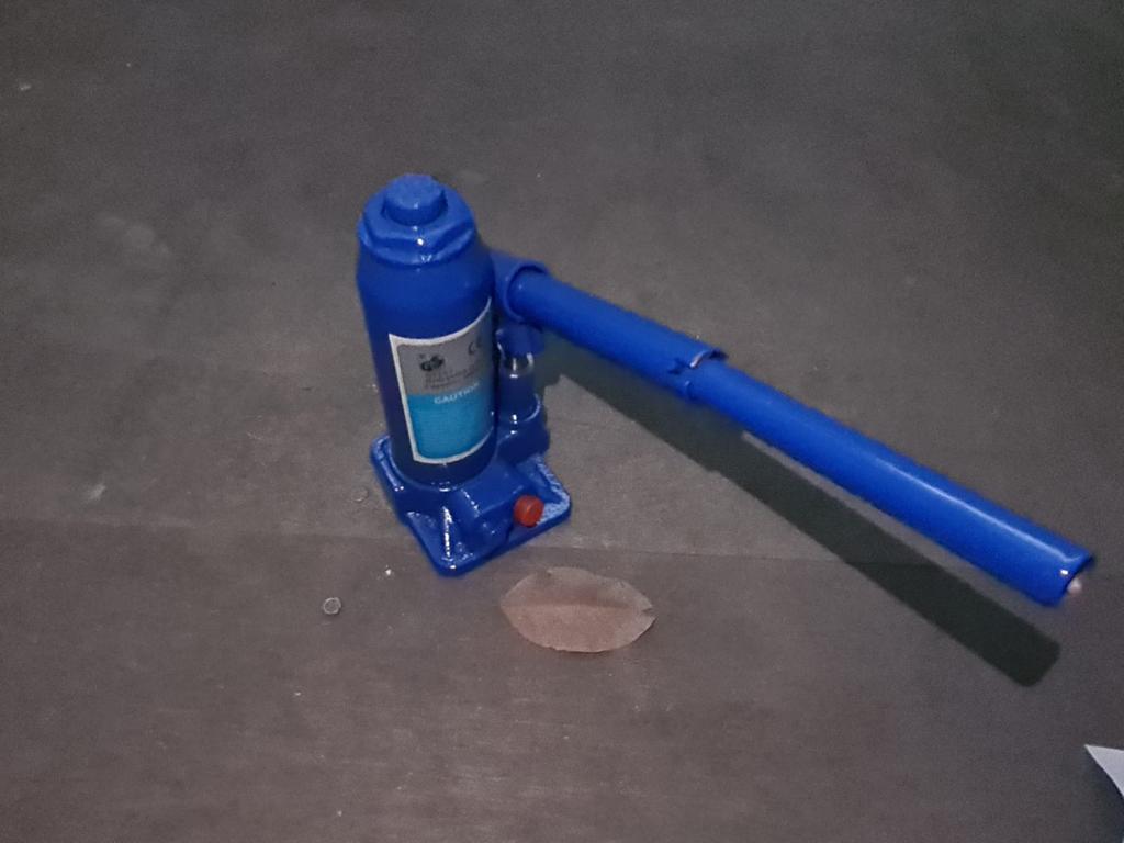 Aiko 2 Ton Hydraulic Bottle Jack (Blue) - Heavy Duty Car Lift, Vehicle Repair & Emergency Roadside Assistance - Model BJ 11023