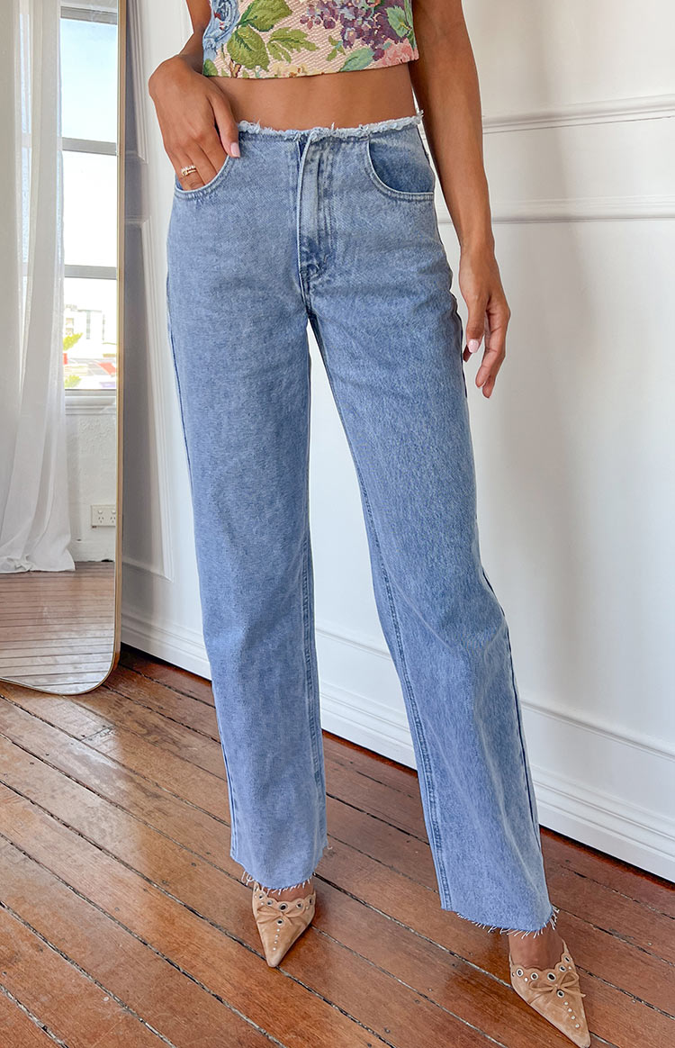 Austin Mid Rise Mid Wash Blue Denim Jeans for Women - Comfortable Stretch Skinny Jeans with Classic 5-Pocket Design - Perfect for Casual Wear, Office & Date Night