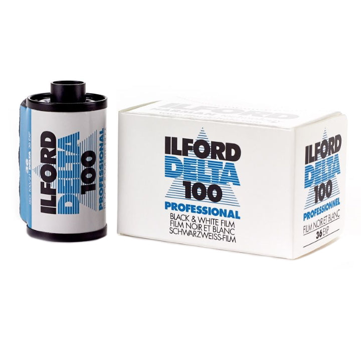 Ilford Delta 100 Professional Black & White Film - ISO 100, 35mm, 36 Exposures - Perfect for Street Photography & Low Light Conditions