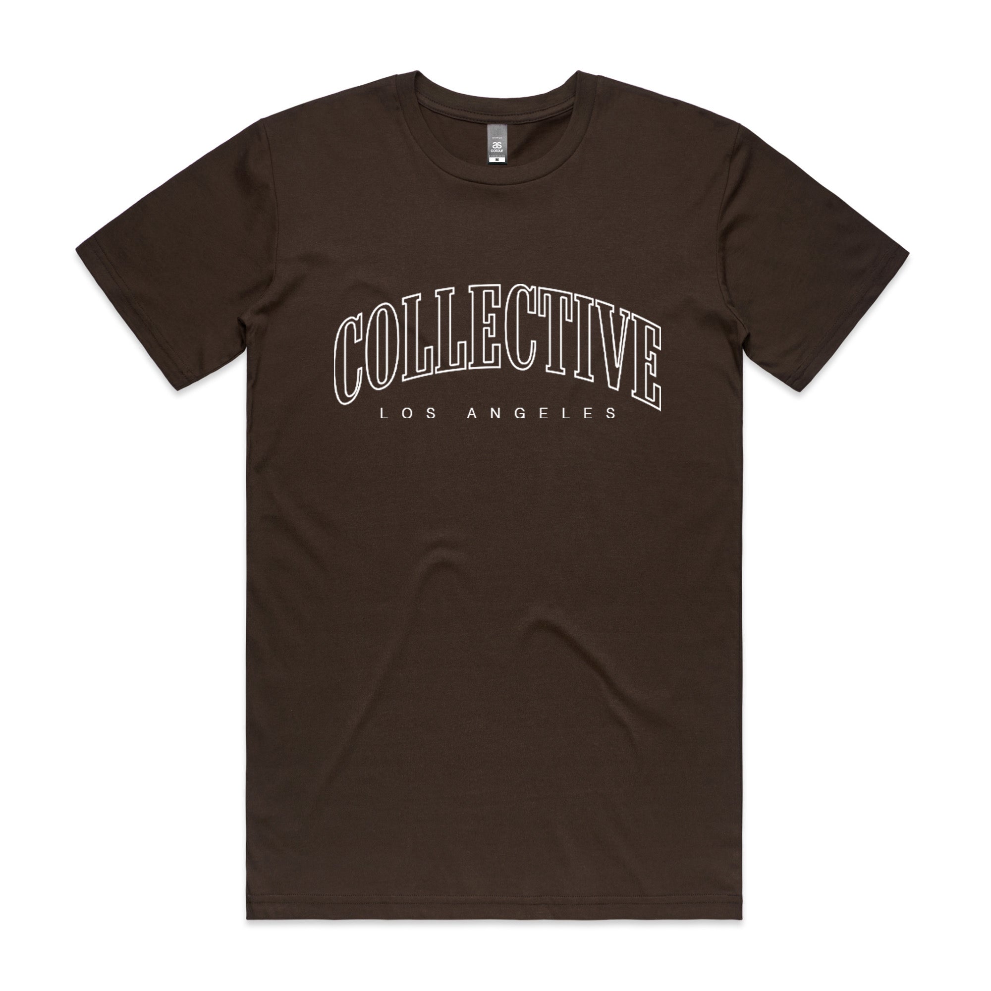 Collective Essentials Puff Sleeve T-Shirt for Women - Soft Cotton Chocolate Brown Top for Casual Wear & Everyday Outfits