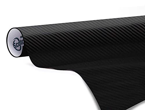 3M 1080 CF12 / CFS12 Black Carbon Fiber Vinyl Wrap 60