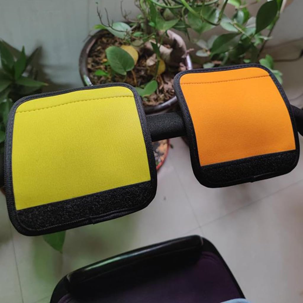 Neoprene Luggage Handle Wrap - Suitcase Identifier & Trolley Grip Cover for Easy Travel Identification (Airport, Cruise, Business Trips)