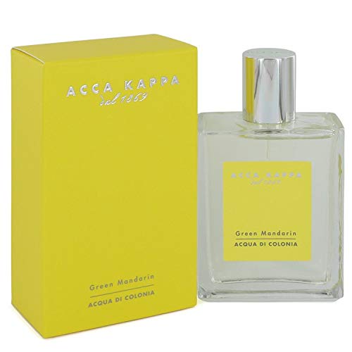 Acca Kappa Green Mandarin Eau De Cologne Spray - 3.3 oz Unisex Perfume with Refreshing Citrus Scent | Perfect for Daily Wear, Office & Casual Outings