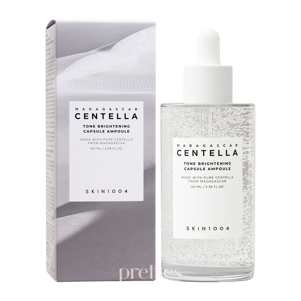 SKIN1004 Madagascar Centella Tone Brightening Capsule Ampoule 100ml - Brightening Facial Serum for Glowing Skin | Perfect for Daily Skincare & Dark Spot Treatment