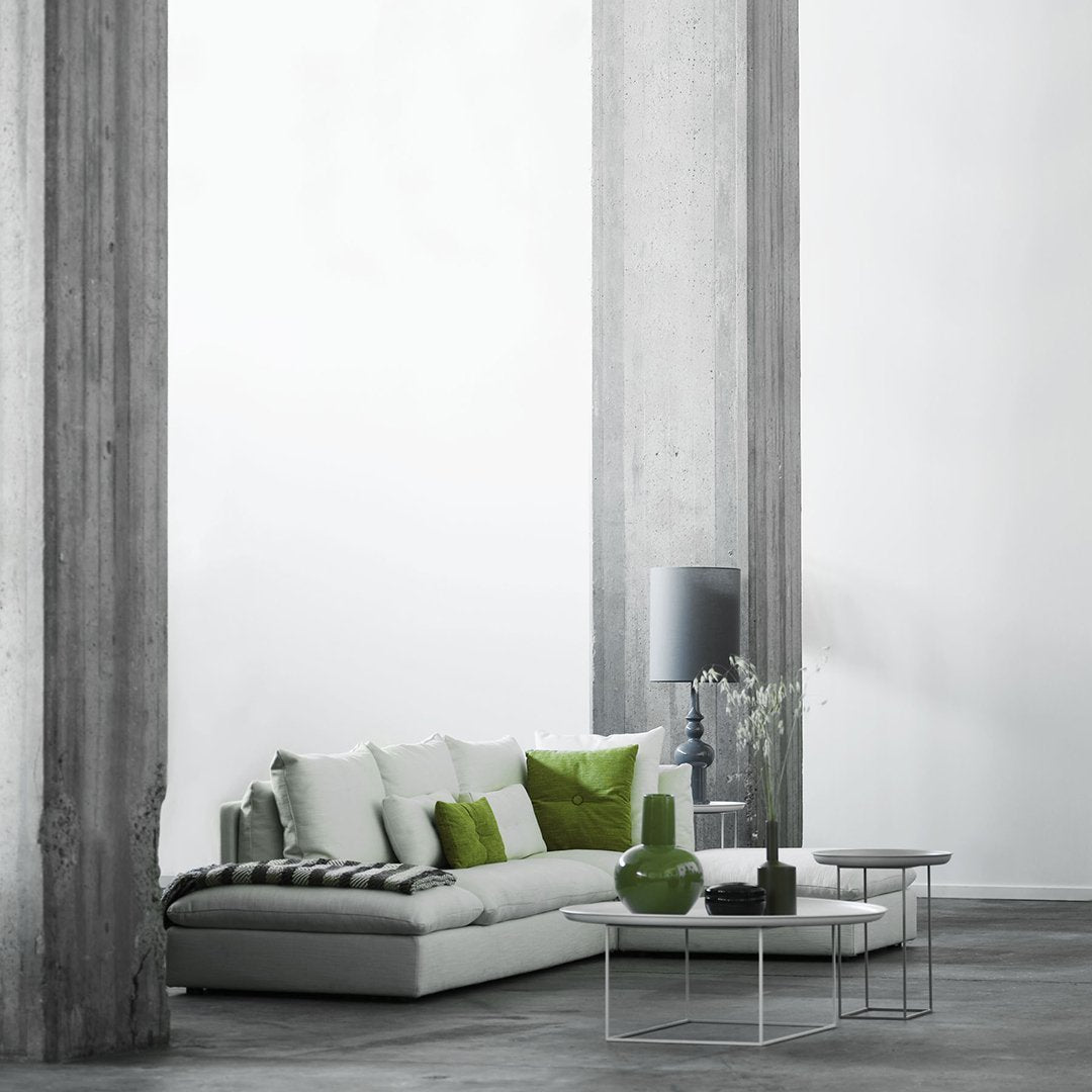 Norr11 Duke Side Table - Modern Scandinavian Coffee Table with Wooden Legs & Round Top - Perfect for Living Room, Bedroom, or Office Decor
