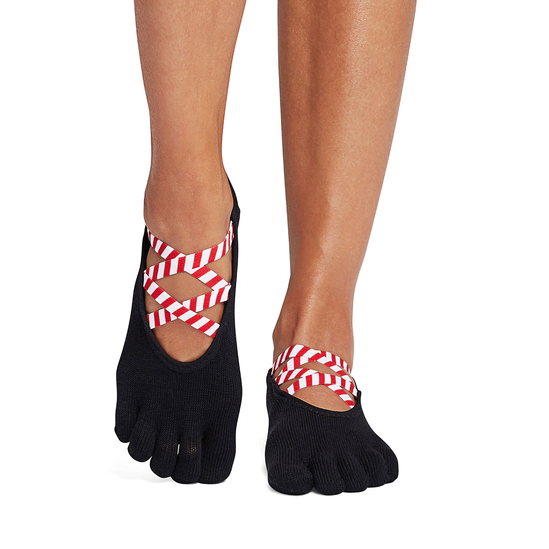ToeSox Elle Grip Socks - Non-Slip Yoga Socks for Women with Toe Separators | Perfect for Pilates, Barre & Hot Yoga Workouts