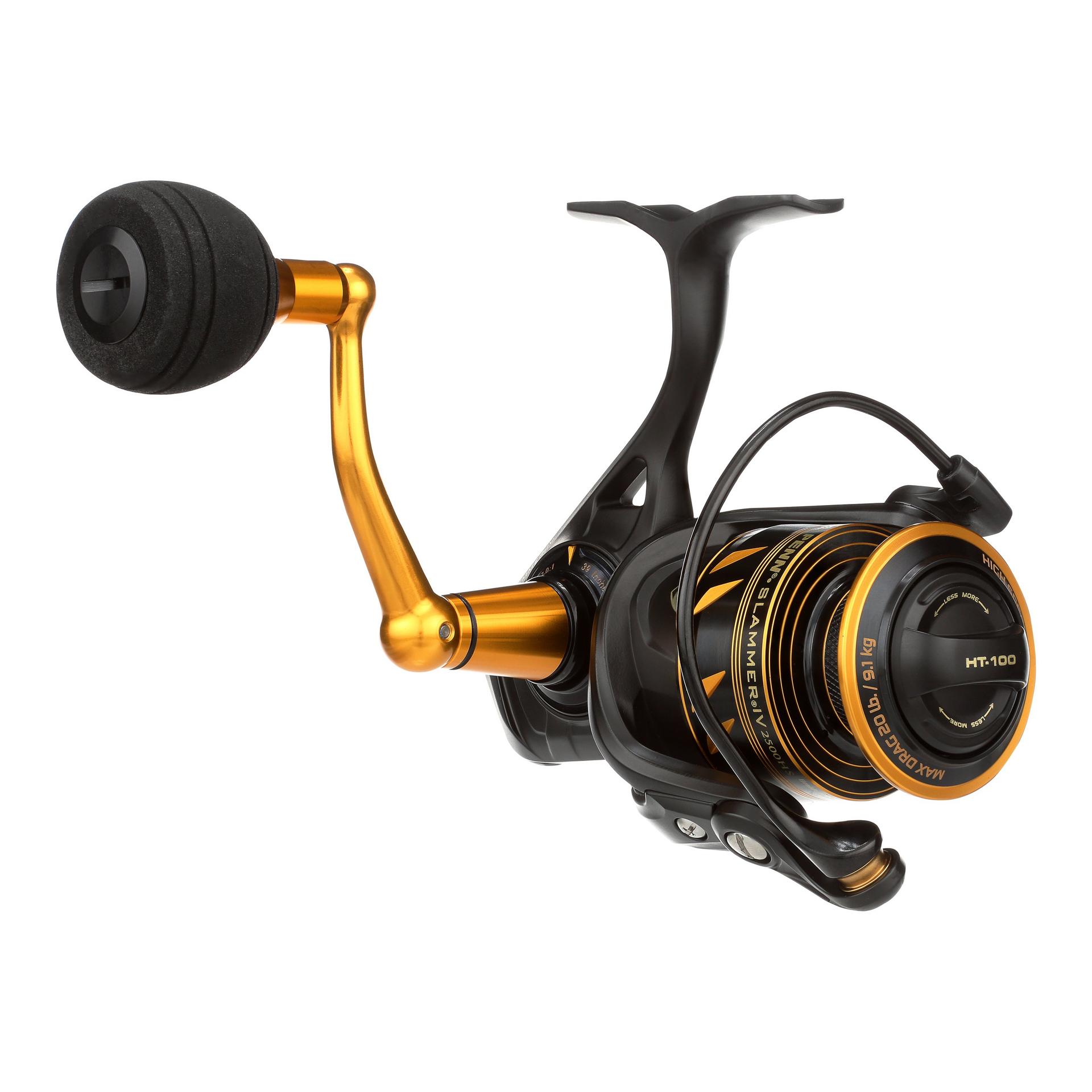 Slammer® IV Bailess Spinning Reel - Saltwater Fishing Reel for Surf, Pier & Offshore Angling | Smooth Drag System | Corrosion-Resistant Design