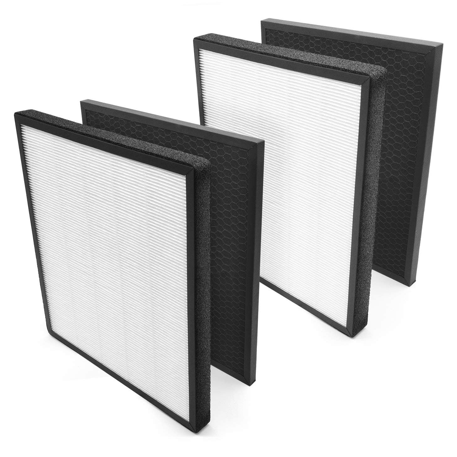 LEVOIT LV-PUR131 Air Purifier Replacement Filters - 2 Pack Activated Carbon Filters for LV-PUR131-RF | Improves Indoor Air Quality | Perfect for Home, Office & Bedroom Use