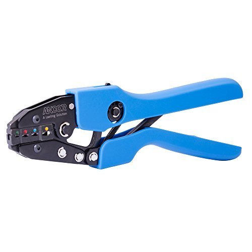 Ancor 703030 Marine Grade Double Crimp Ratchet Tool - Heavy Duty Wire Terminal Crimper for Boat, RV, and Automotive Electrical Connections - Perfect for Marine, DIY, and Professional Use