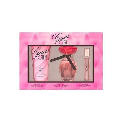 Guess Women's 3-Piece Gift Set - Perfume, Body Lotion & Shower Gel - Perfect Birthday, Anniversary & Holiday Present for Her - Fragrance Gift Box for Women
