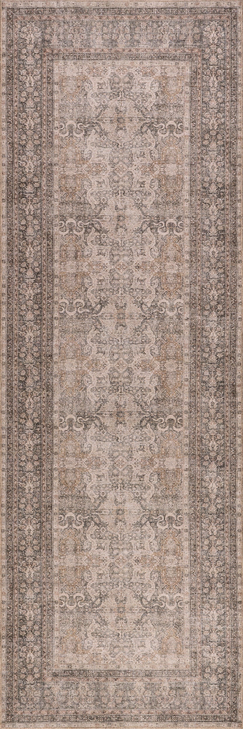 Stylish Avalon Antiqued Jute Blend Rug in Dark Beige - Perfect for Living Room, Bedroom, or Home Office Decor