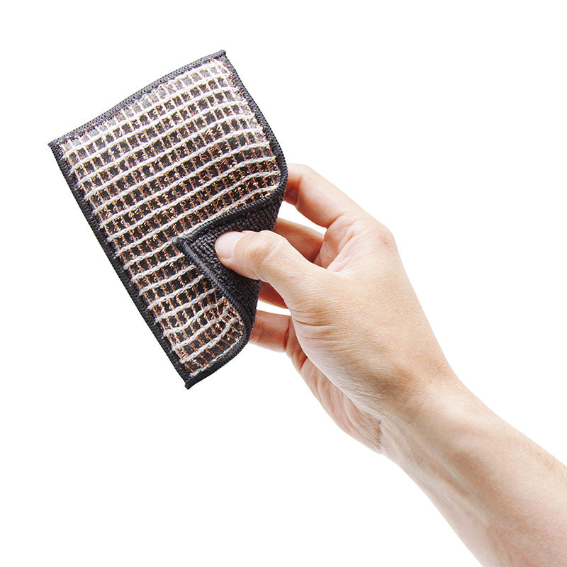 Premium Copper Cleaning Cloth with Soft Microfiber Back - 4x5 Inches (10x14cm) - Perfect for Jewelry, Glasses, Electronics & Household Cleaning