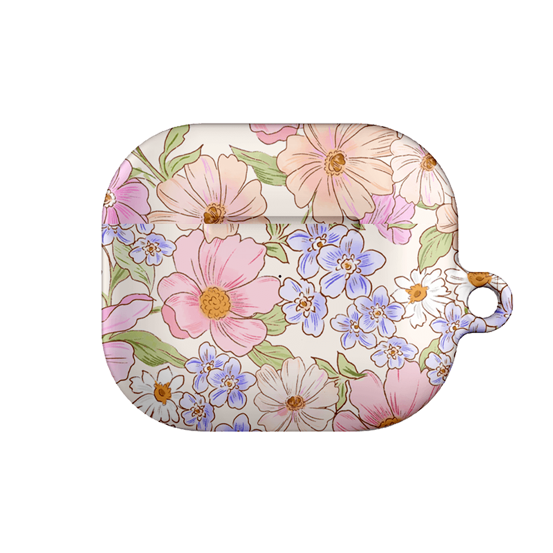 Lillia Flower AirPods Case Cover - Cute Floral Design Protective Case for Apple AirPods 1/2/3 Pro - Perfect Gift for Women Girls, Ideal for Daily Use, Travel & Work Accessories