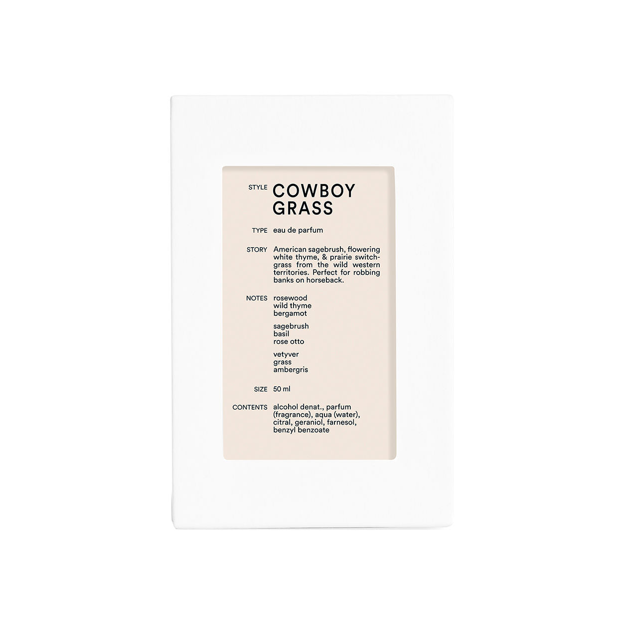 Cowboy Grass Eau de Parfum - Western Inspired Fragrance for Men & Women | Long Lasting Scent for Daily Wear, Date Nights & Outdoor Adventures