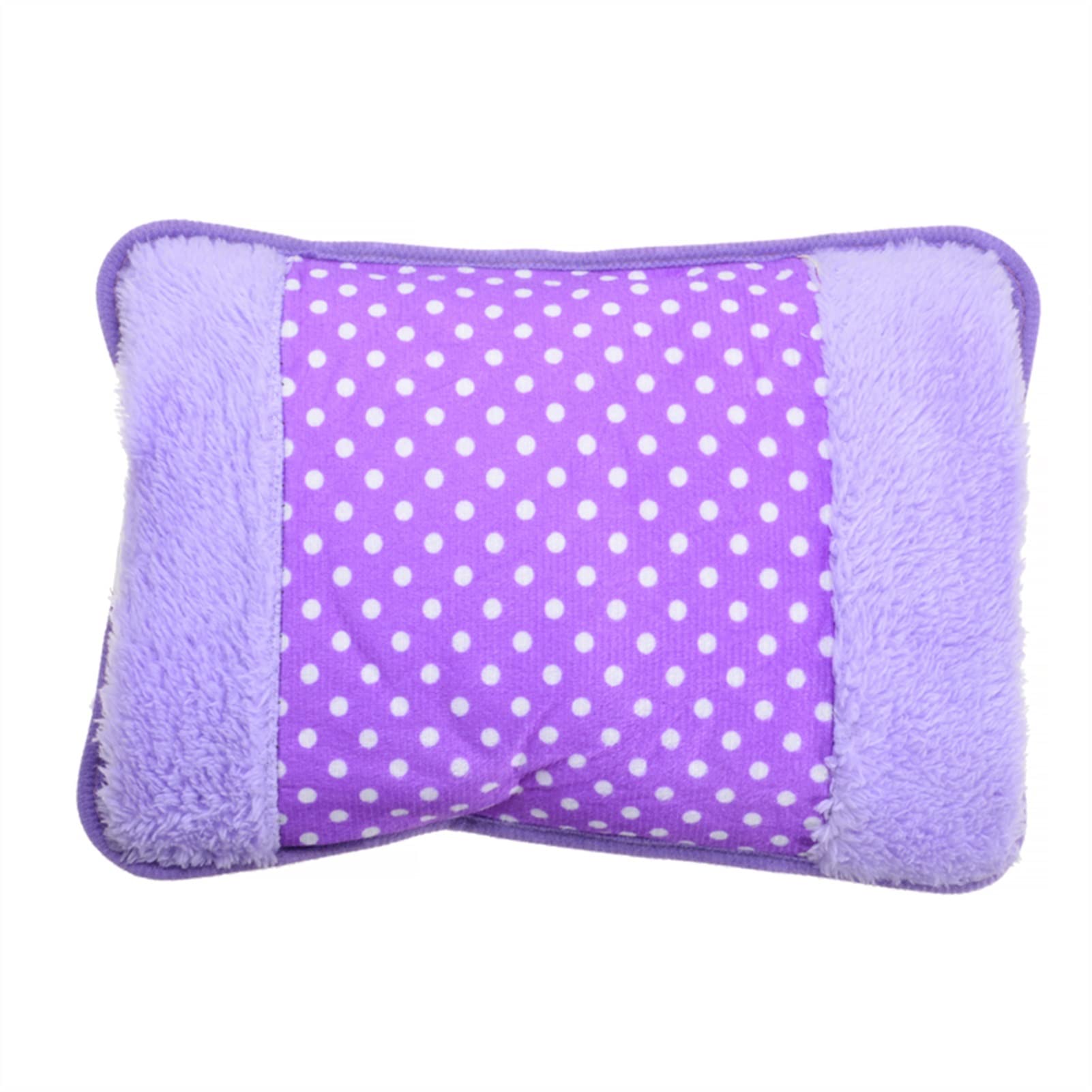 Reusable Electric Hand Warmer - 500W Fast Heating Cute Dot Pattern Hot Water Bottle Bag with Plug Converter for Winter (220V) | Perfect for Outdoor Activities, Camping, Hiking & Cold Weather | Ideal Gift for Women & Men