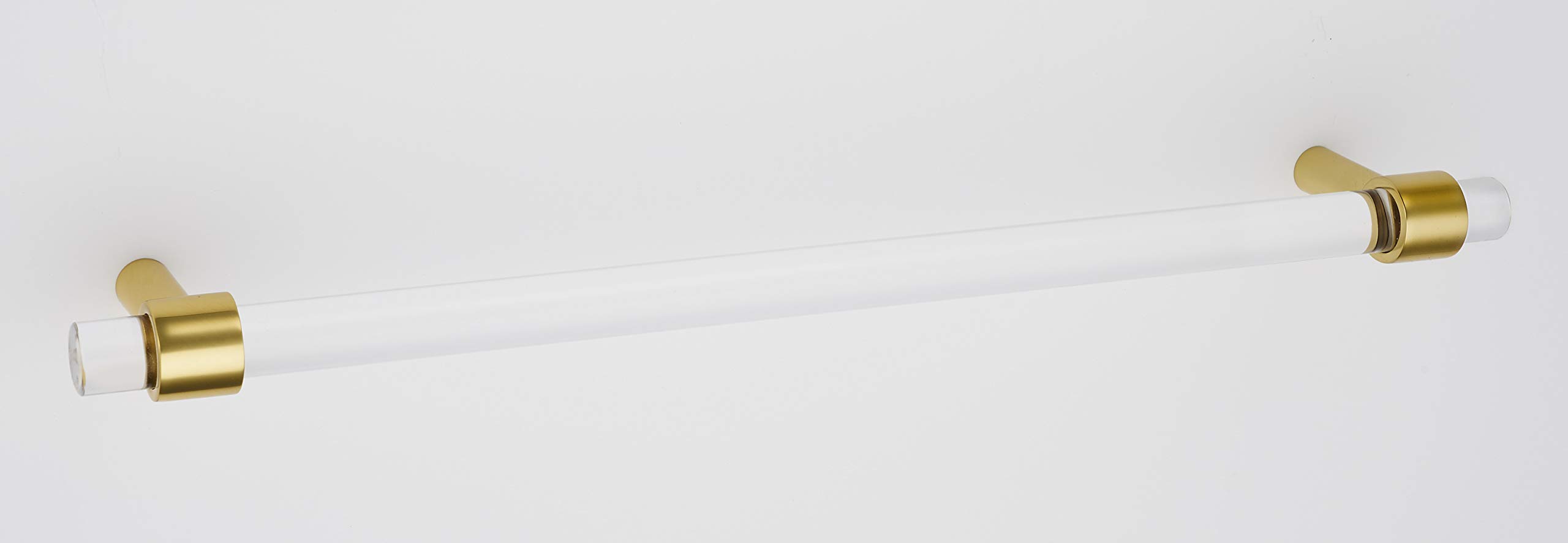 D860-18-PB Modern Acrylic 18 Inch Appliance Pull Handle - Cabinet & Drawer Hardware for Kitchen, Bathroom, and Furniture Upgrade