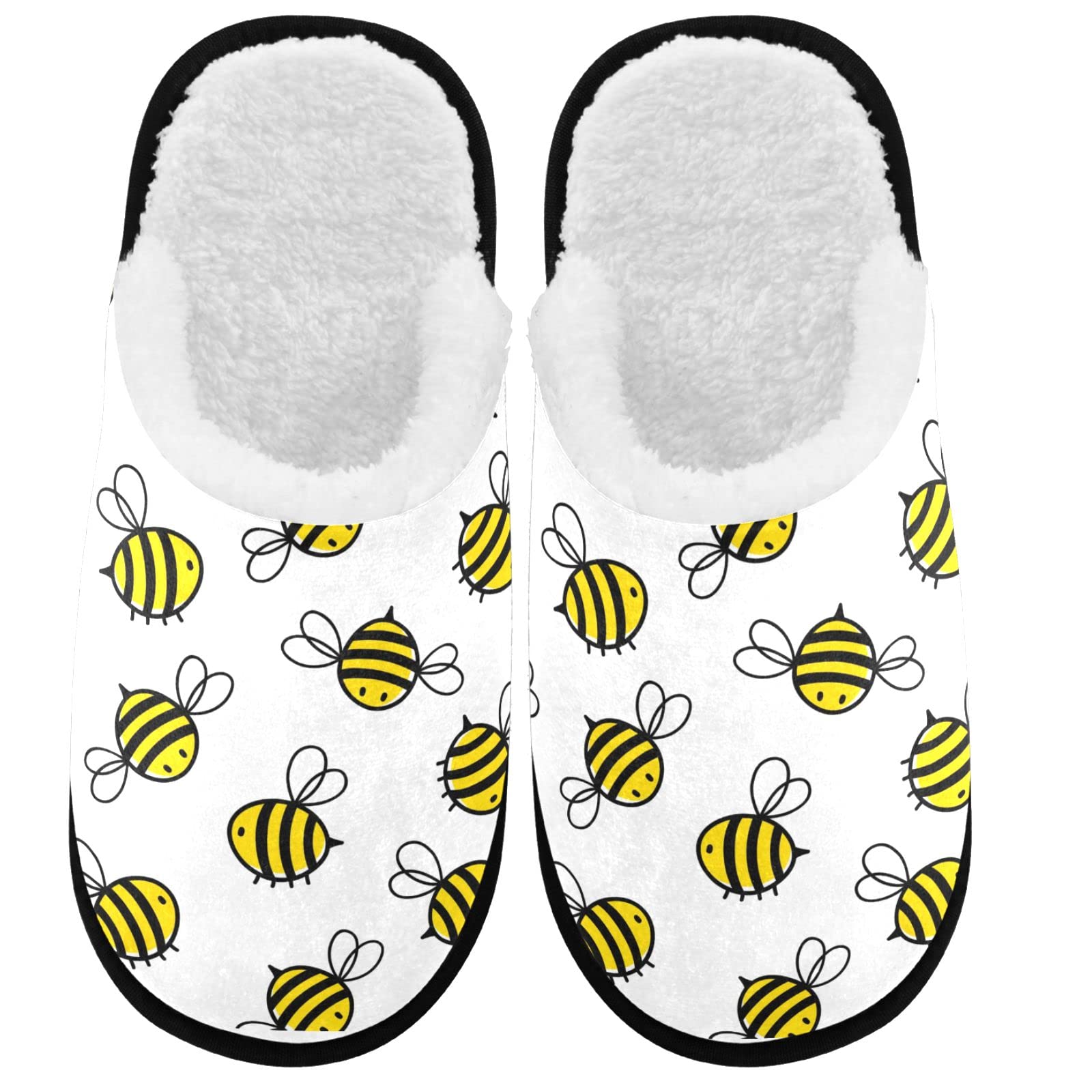 Visesunny Memory Foam Slippers for Women & Men - Winter Warm Cozy Indoor Outdoor House Shoes with Cotton Lining - Perfect for Home, Bedroom, Lounge & Backyard Use