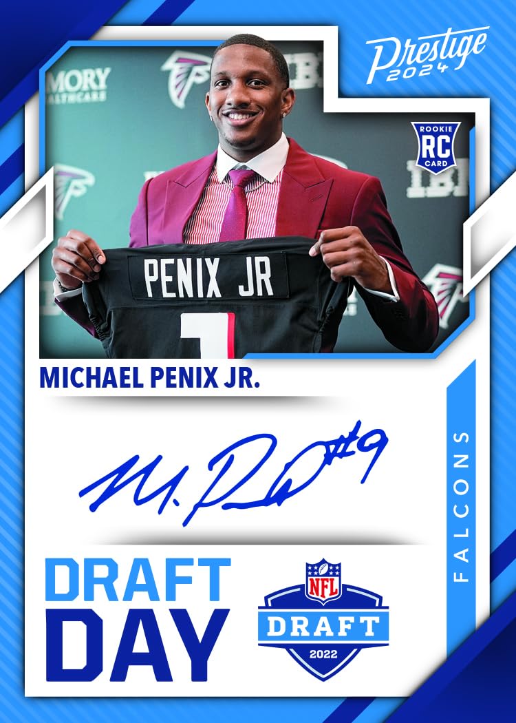 2024 Panini Prestige NFL Trading Card Box (Hobby H2) - Collectible Football Trading Cards for Sports Fans & Memorabilia Collectors - Perfect for Gifts, Investments, and Fantasy Sports Enthusiasts