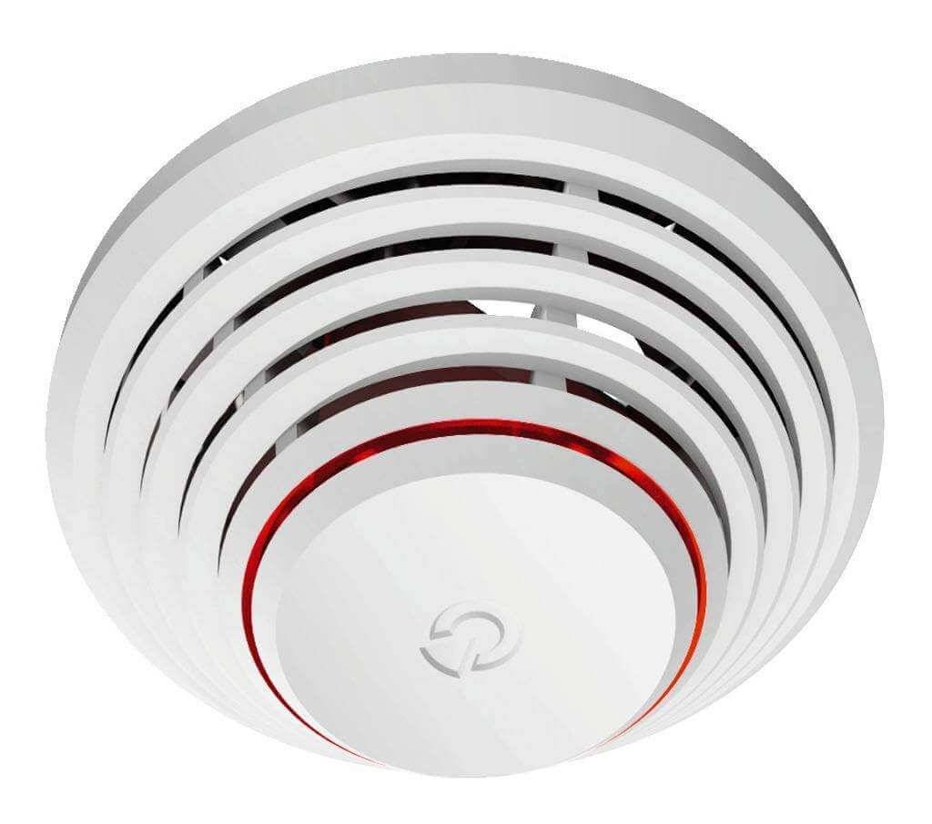 JA 111ST A BUS Combined Smoke and Heat Detector with Fire & Burglar Alarm Siren - Ideal for Home Security, Office Safety, and Commercial Building Protection