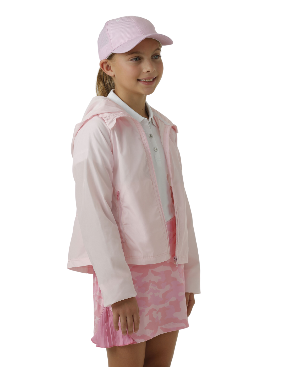 Sutton Youth Girls' Raincoat - Waterproof Lightweight Jacket for Kids - Perfect for School, Outdoor Play & Rainy Day Adventures
