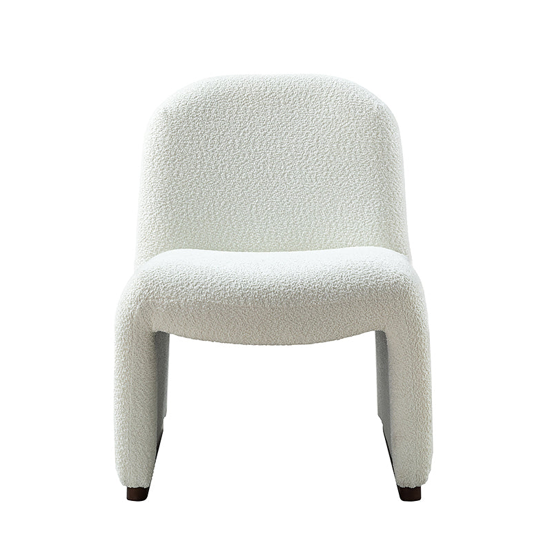 Ludwig Side Chair - Modern Dining Chair with Wooden Legs & Upholstered Seat - Perfect for Kitchen, Dining Room, and Office Use