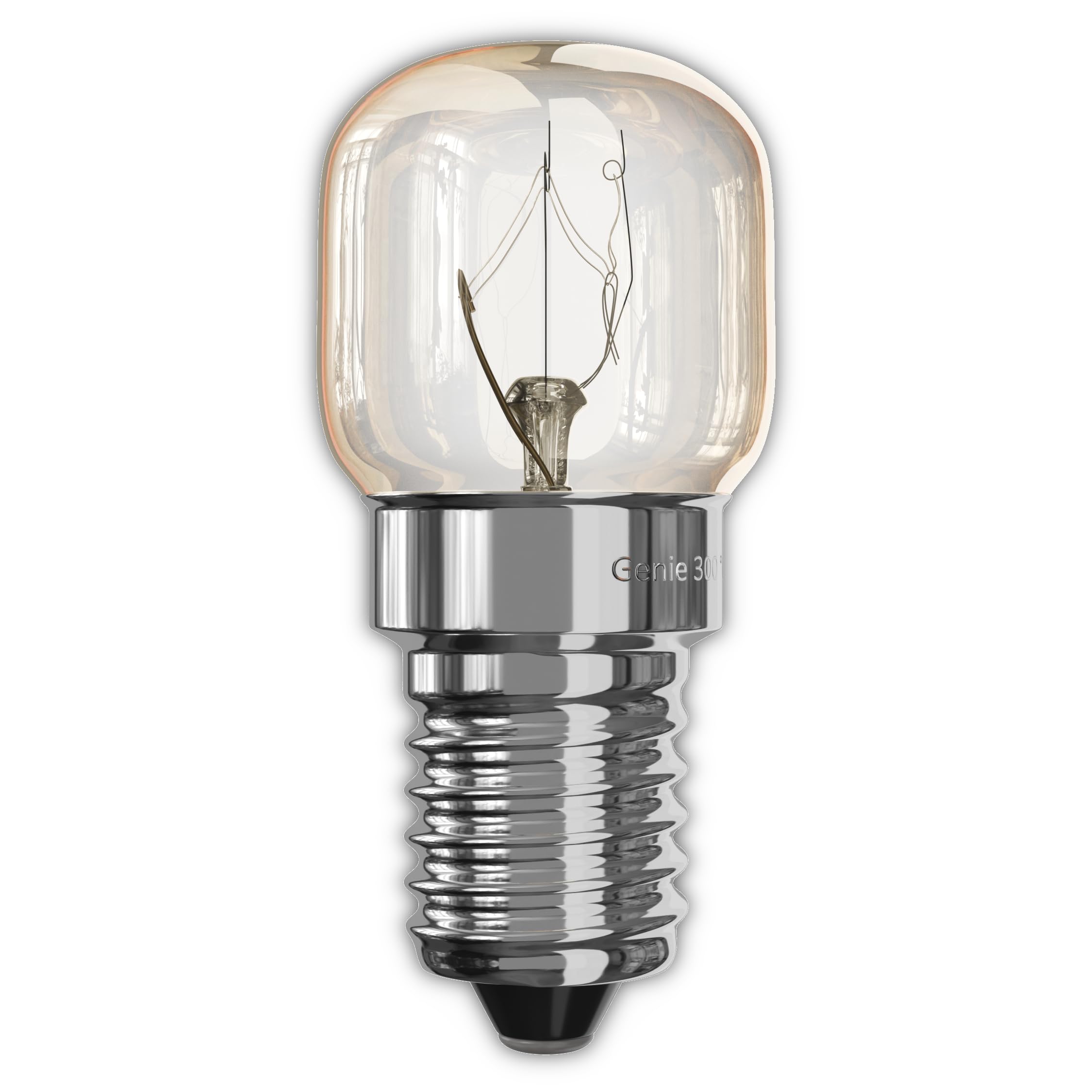 E14 Screw Oven Bulb 15W (Pack of 2) - 300°C Heat Resistant Incandescent Light Bulb for Philips, Neff, AEG, Smeg, Zanussi & Bosch Ovens - 230V Oven Light Replacement - Perfect for Baking, Roasting & Kitchen Appliance Lighting