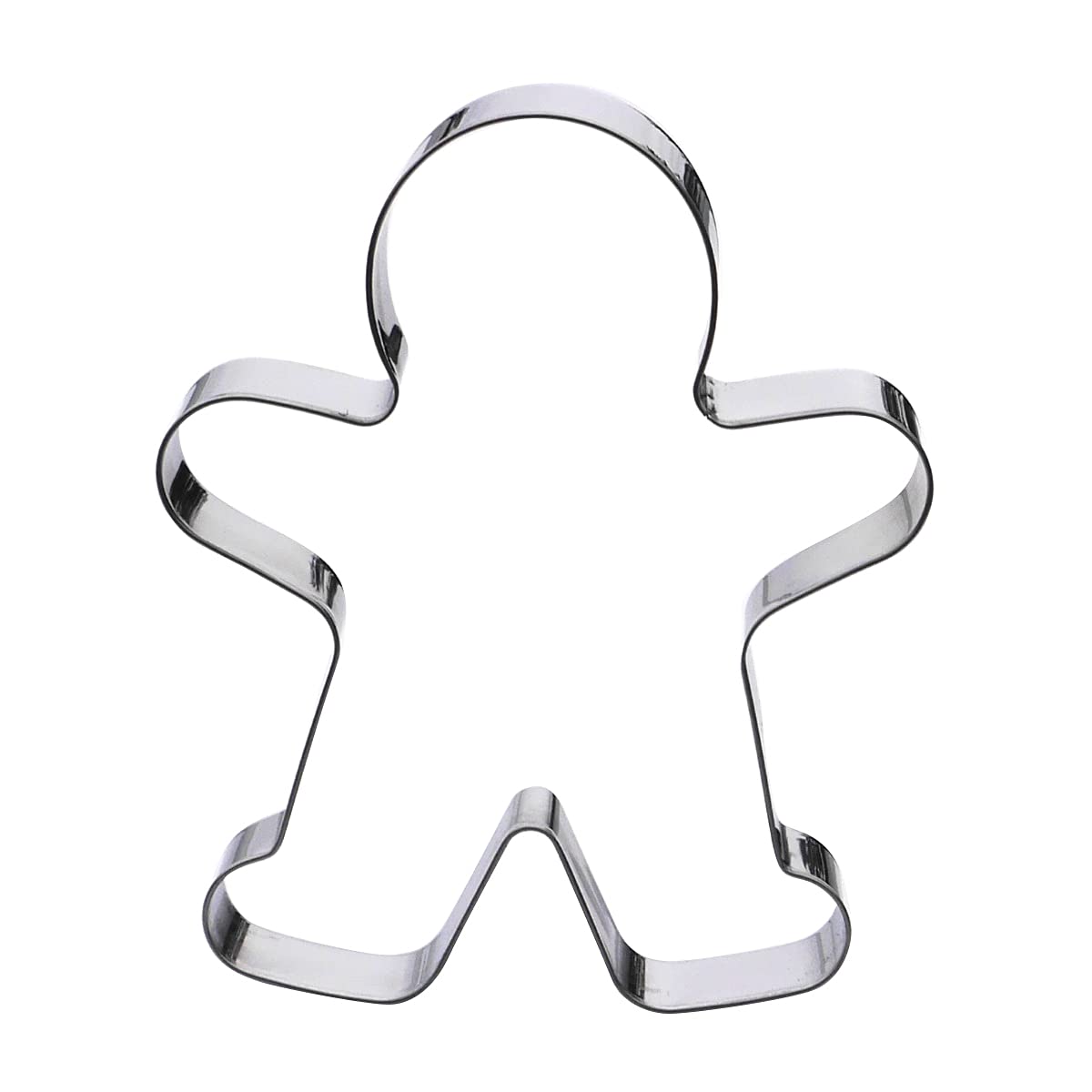 Premium Stainless Steel Gingerbread Man Cookie Cutter - Large Food-Grade Baking Tool, Dishwasher Safe - Perfect for Holiday Cookies, Christmas Baking & DIY Gingerbread House Decorations