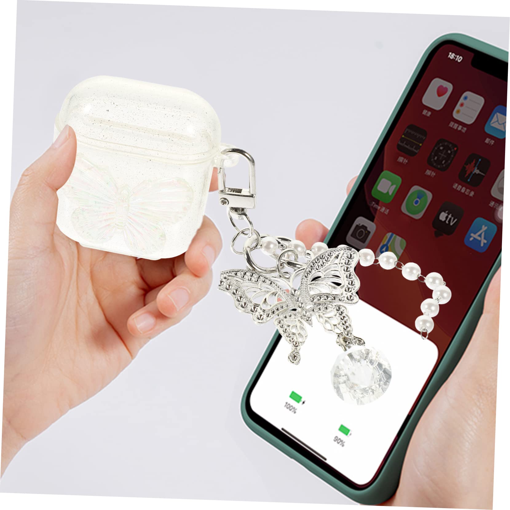 Homoyoyo Clear TPU Earphone Case with Earbuds - Protective Shell for AirPods Pro 3 | Perfect for Travel, Workout & Daily Use