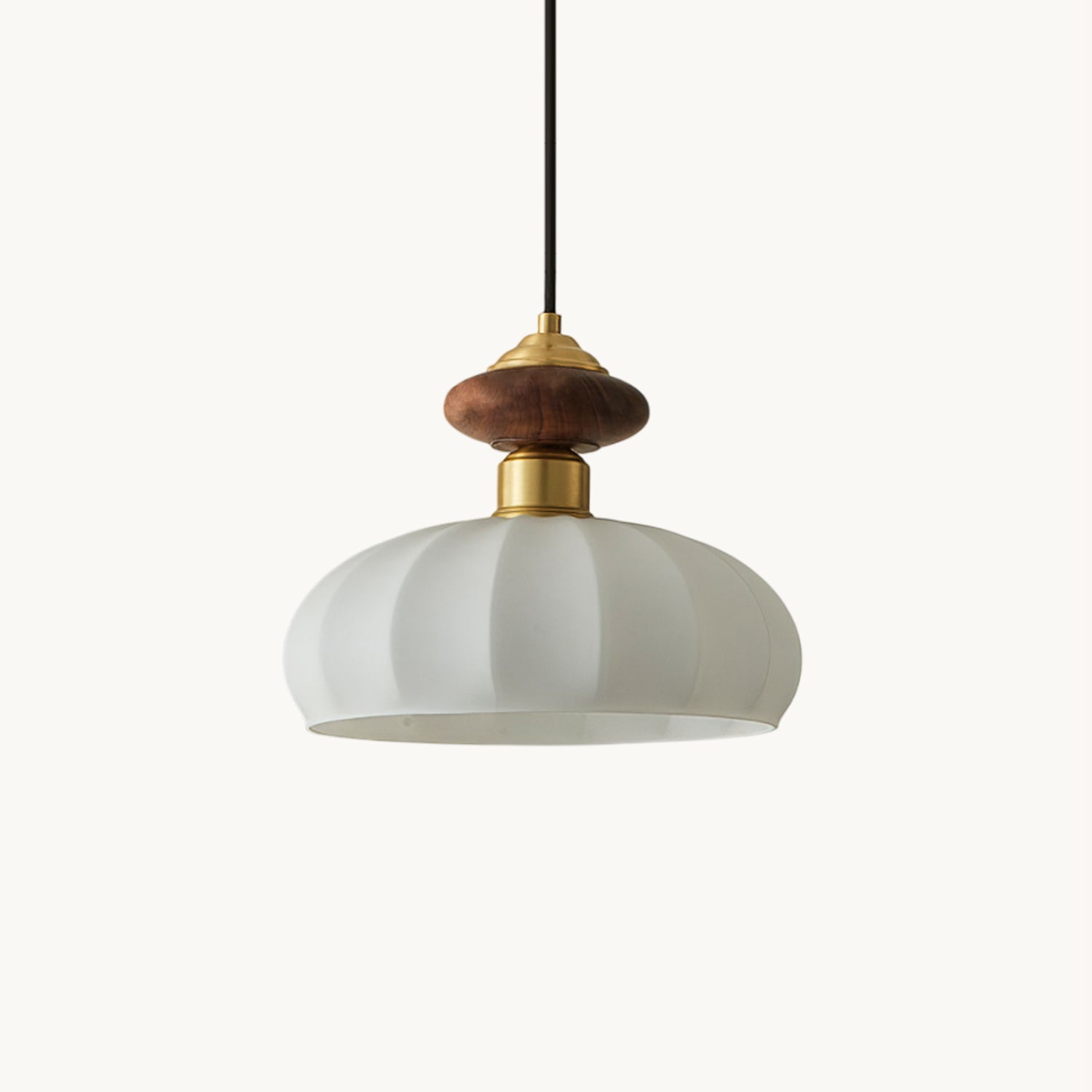 Bailey Glass Pendant Light - Modern Hanging Light Fixture for Kitchen Island, Dining Room & Bedroom - Elegant Home Decor Lighting