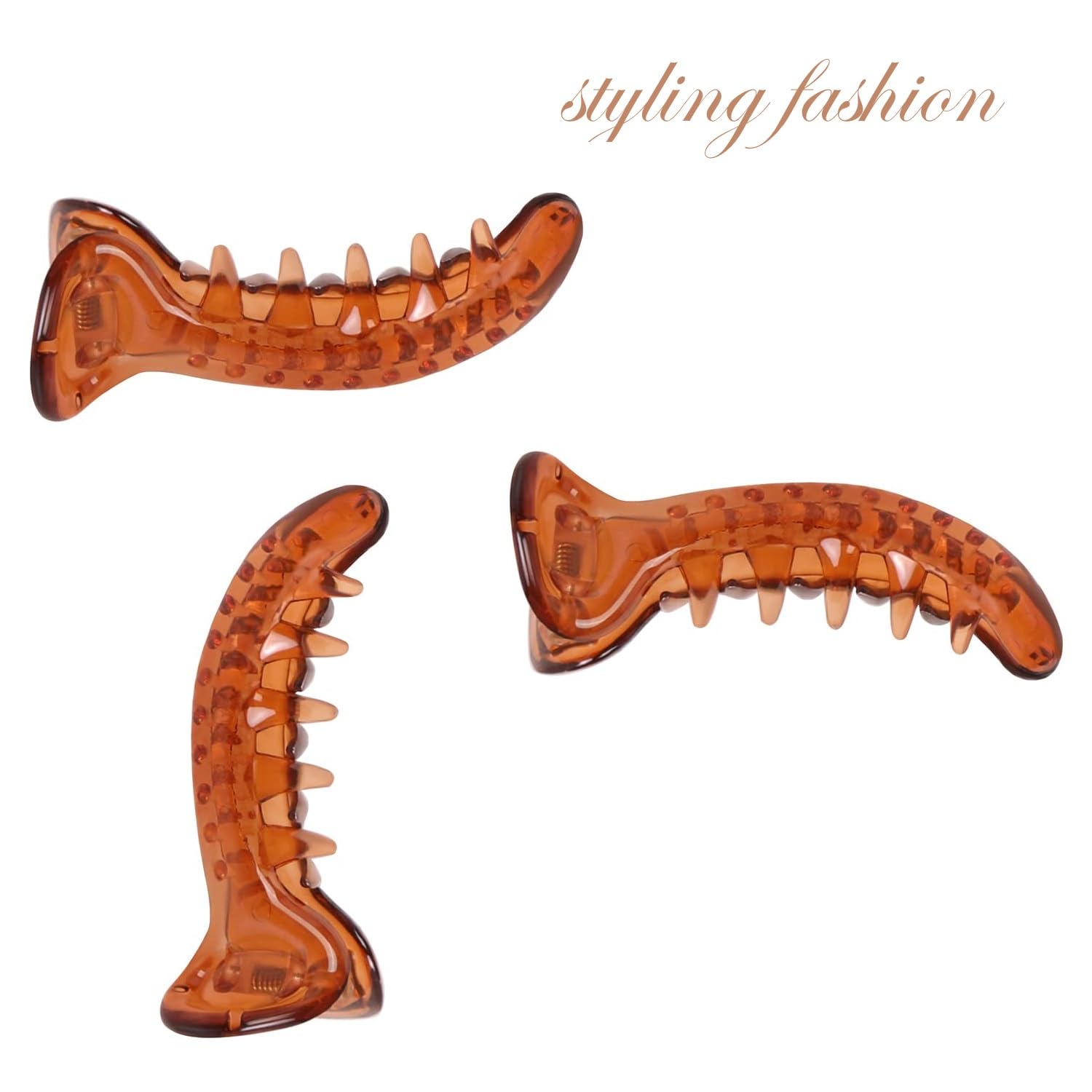 6 Pcs Small Banana Hair Clips - Cute Butterfly Hair Clutches for Women & Girls - Perfect for School, Work, and Daily Styling (S2)