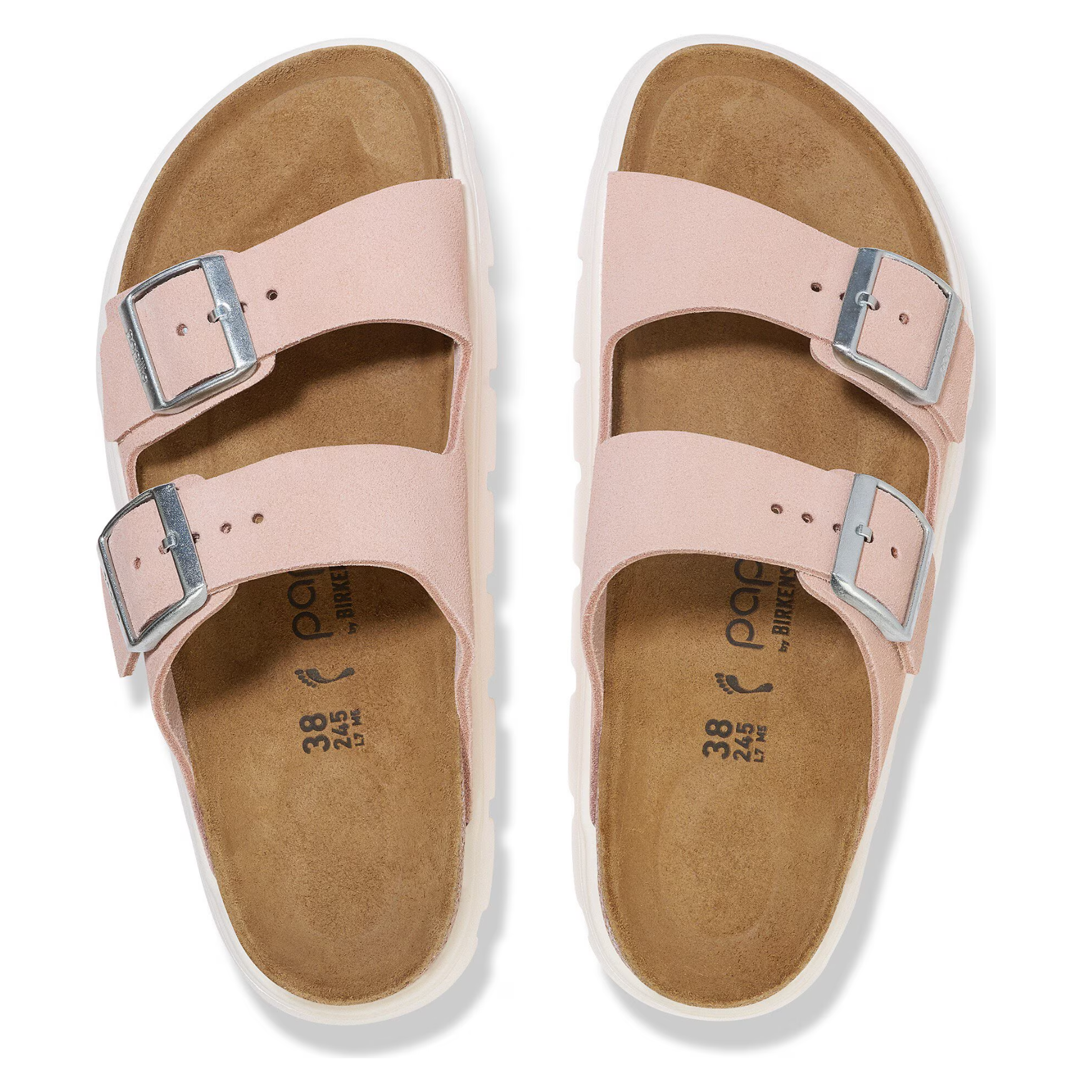 Birkenstock Arizona Chunky Suede Leather Sandals for Women & Men - Comfortable Orthopedic Footbed - Perfect for Casual Wear, Walking & Travel
