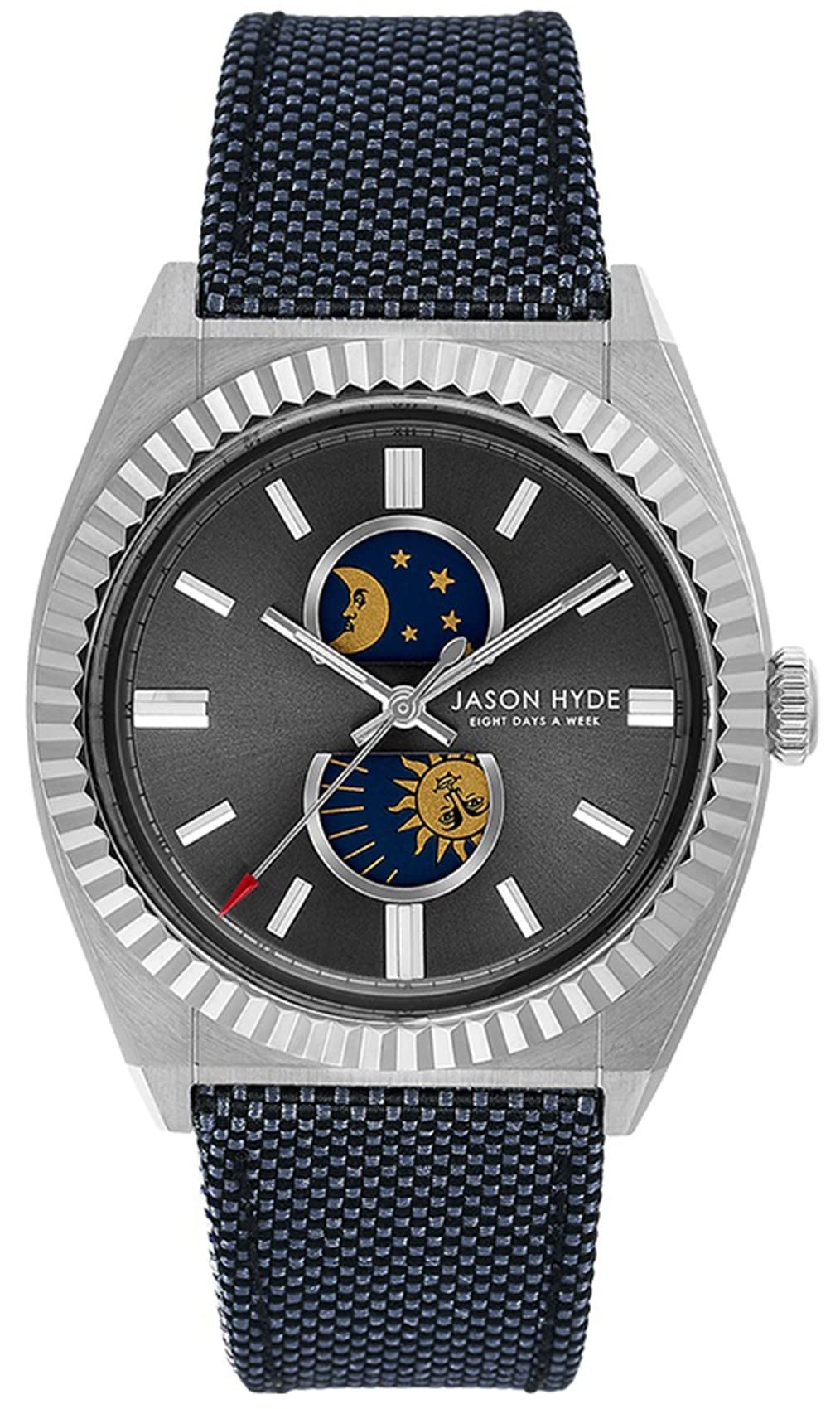 Jason Hyde Lunatico Women's Analog Quartz Watch with Nylon Strap - Stylish Casual & Outdoor Wristwatch for Everyday Wear, Work, and Travel Accessories