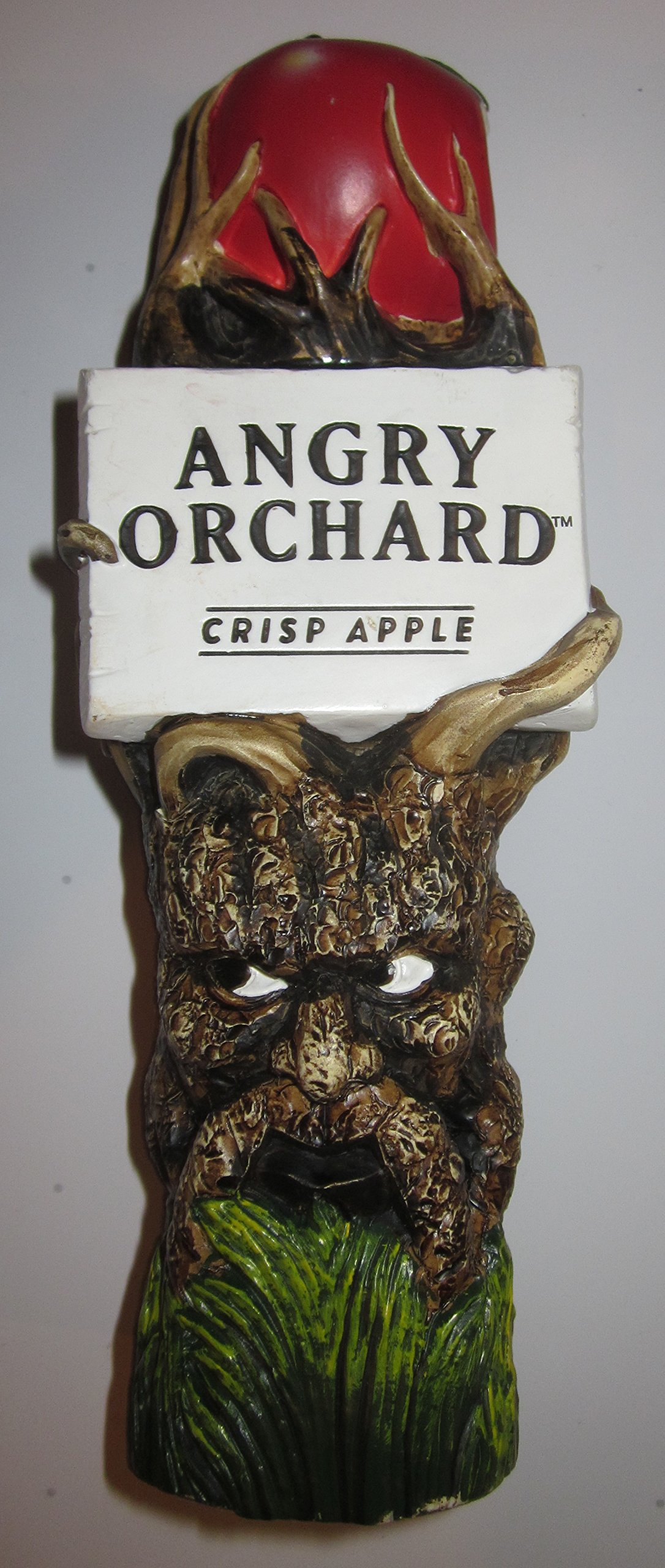Angry Orchard Crisp Apple Hard Cider Resin Tap Handle 8 Inch - Perfect for Home Bars, Pubs, and DIY Kegerator Projects