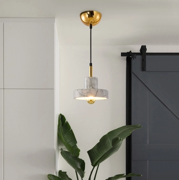 MARBELLA Marble Pendant Lamp - Modern Handcrafted Hanging Light Fixture for Dining Room, Kitchen Island & Bedroom Decor (Pre-Order)