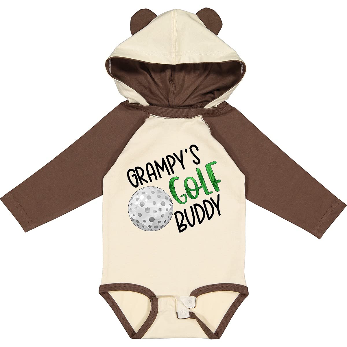 Grampy's Golf Buddy Baby Creeper - Long Sleeve Golf Outfit for Grandparents Day