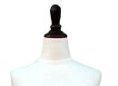 Onlymannequins Female Dress Form Neck Blocks - XS, S & M Sizes in Black with Spindle Top | Perfect for Fashion Design, Tailoring & Displaying Women's Clothing