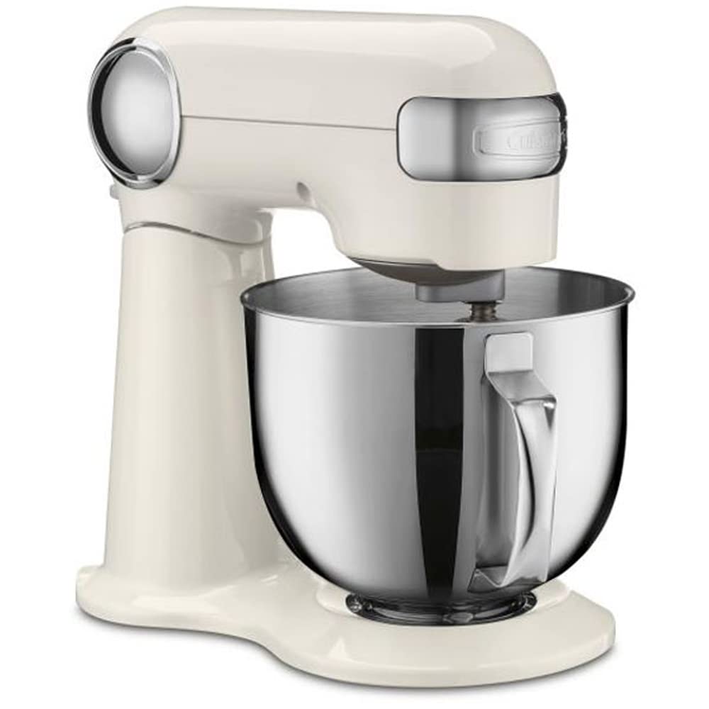 Cuisinart SMD-50CRM Precision Pro 5.5-Quart Digital Stand Mixer with Coconut Cream Bundle - 1 Year CPS Enhanced Protection Plan - Perfect for Baking, Mixing Dough & Whipping Cream at Home