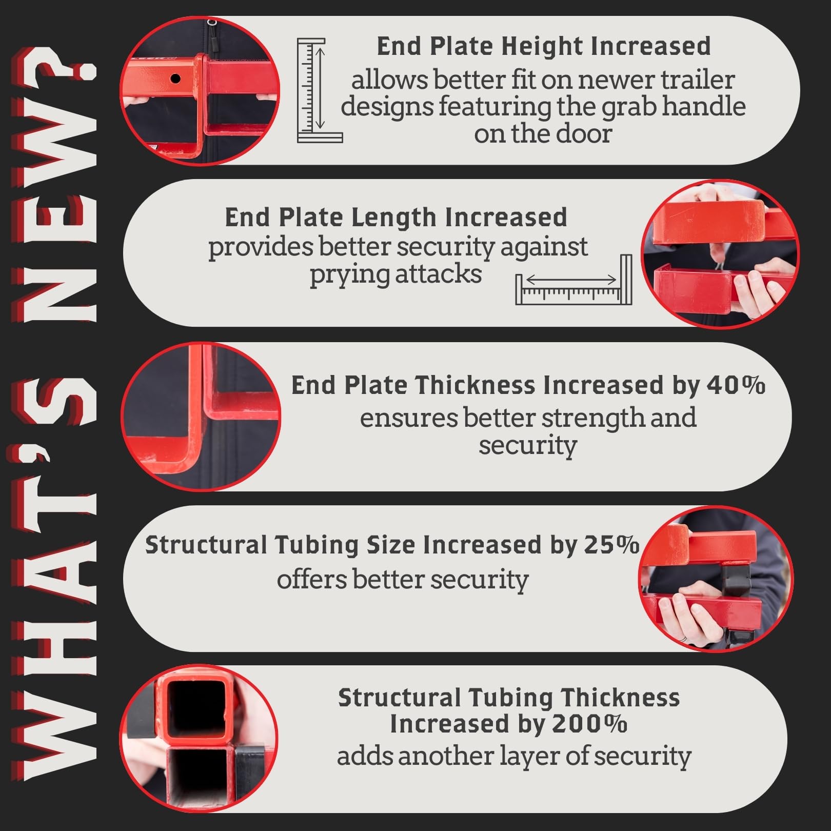 High Security Equipment Lock & Cargo Door Lock - Powder Coated Steel Semi Trailer Door Lock | Heavy Duty Truck Accessories & Trailer Security (Keyed Differently) | Ideal for Semi Trucks, Trailers, and Commercial Vehicle Protection