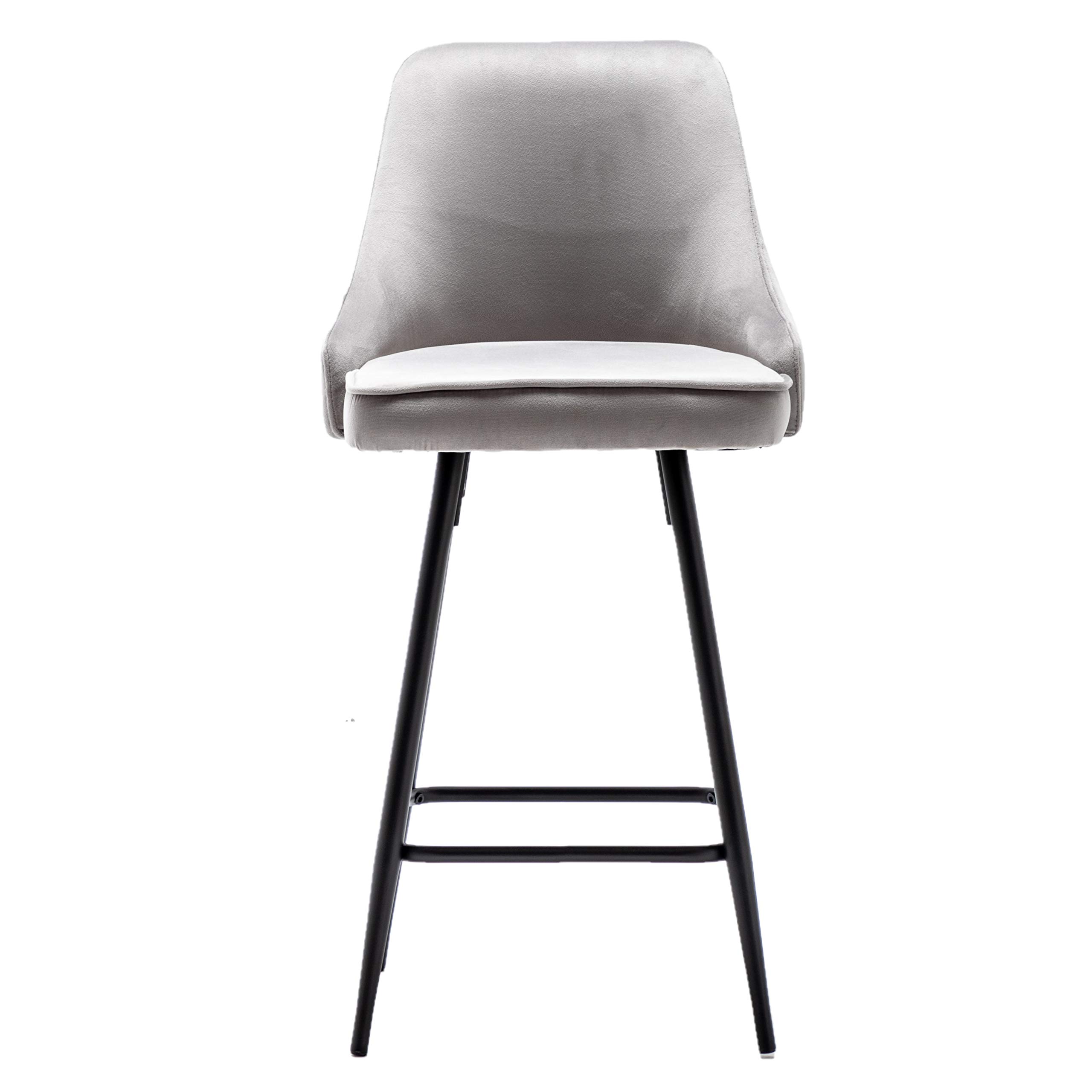BTEXPERT Set of 4 Premium Upholstered Dining Bar Stools - 25