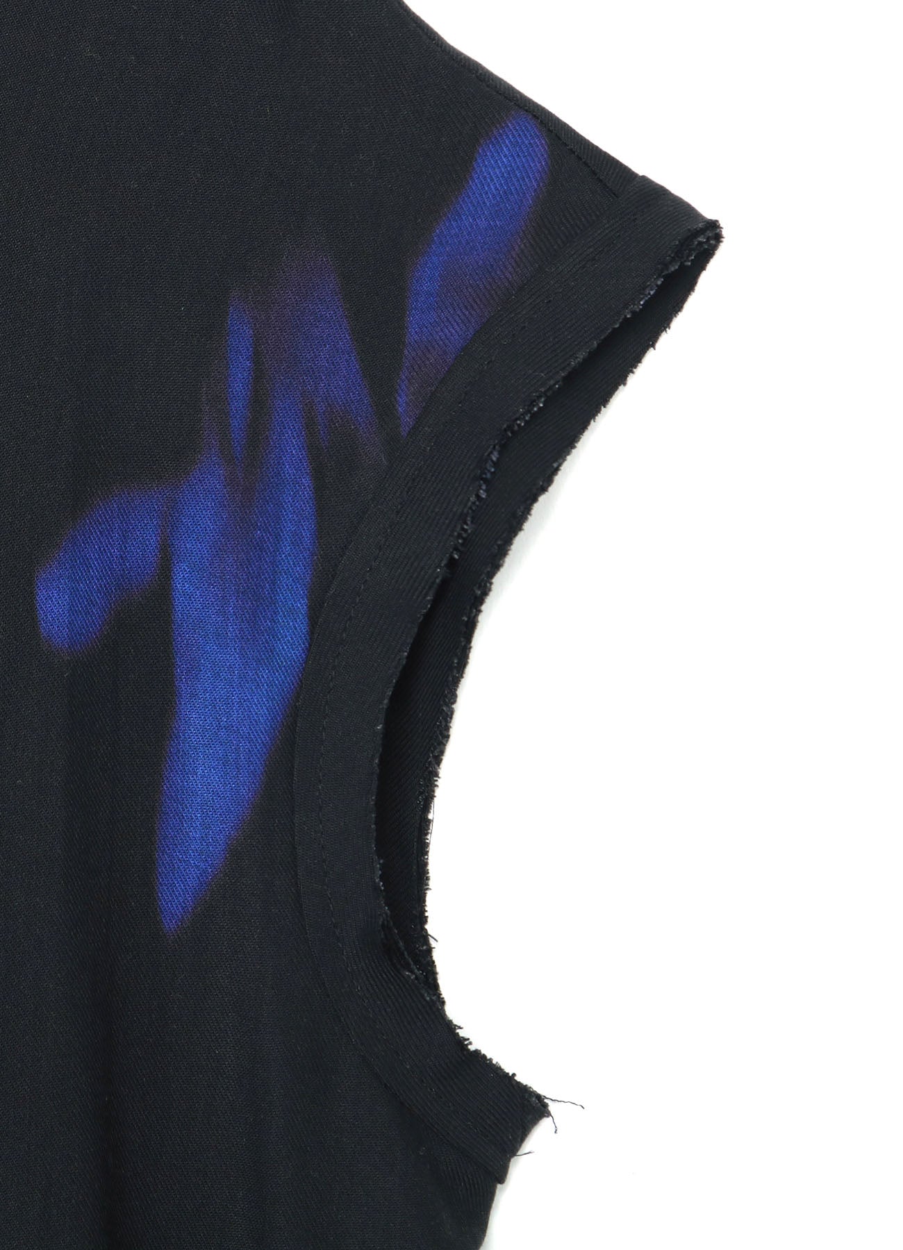 Blue Lilies Print Sleeveless Dress for Women - Floral Summer Dress for Beach, Party & Casual Wear