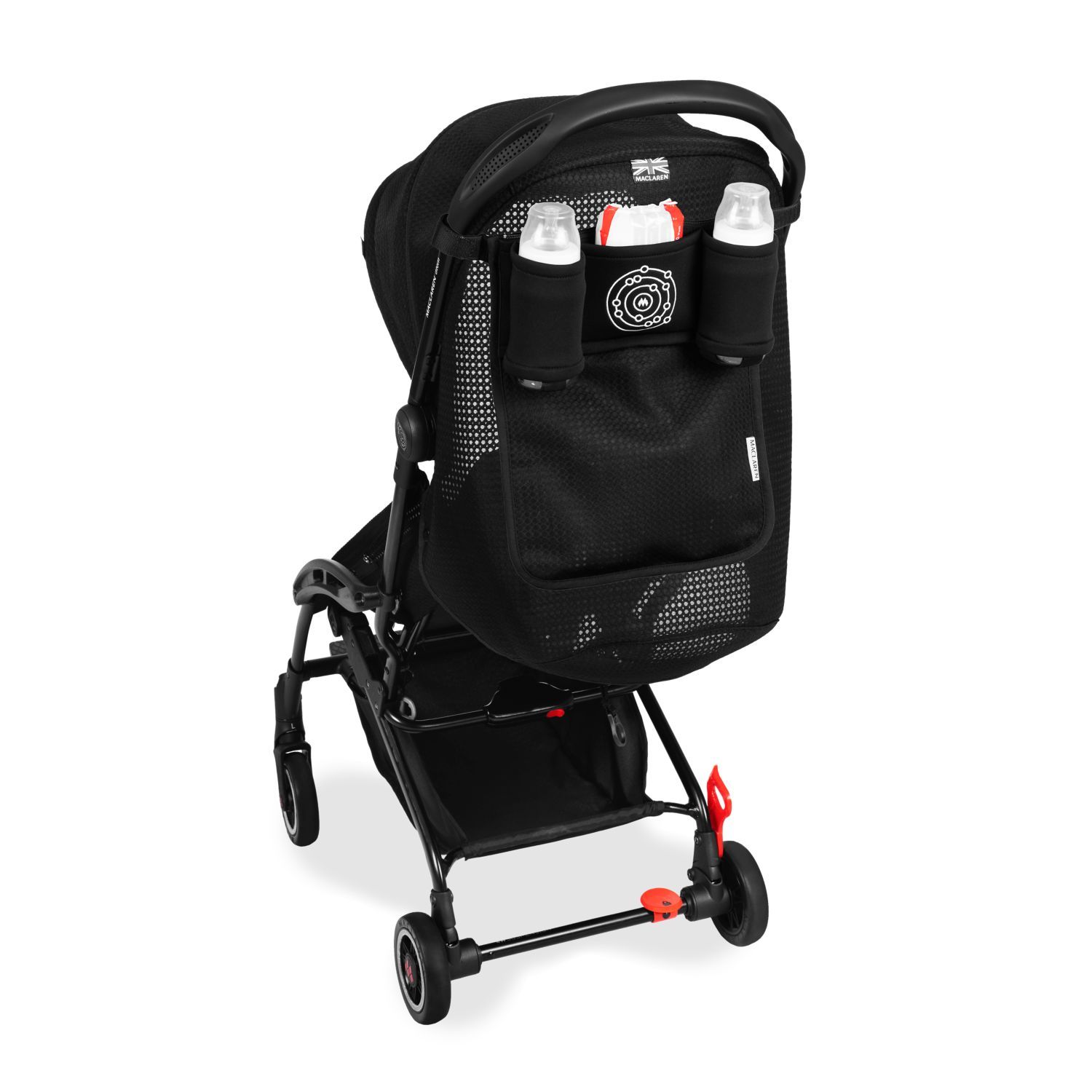 Maclaren Atom Organizer - Compact Baby Stroller Accessory for Diapers, Wipes & Essentials - Perfect for Travel, Shopping & Daily Outings