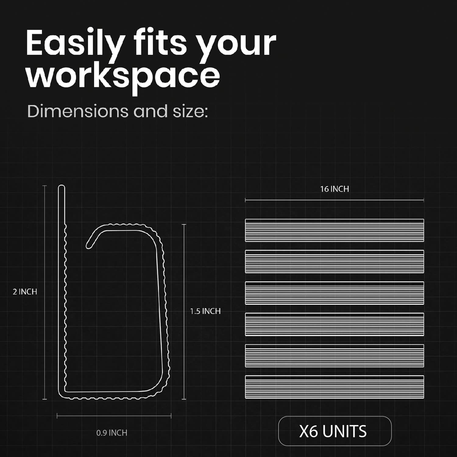 Premium Dual Monitor Stand with Cable Management - 96