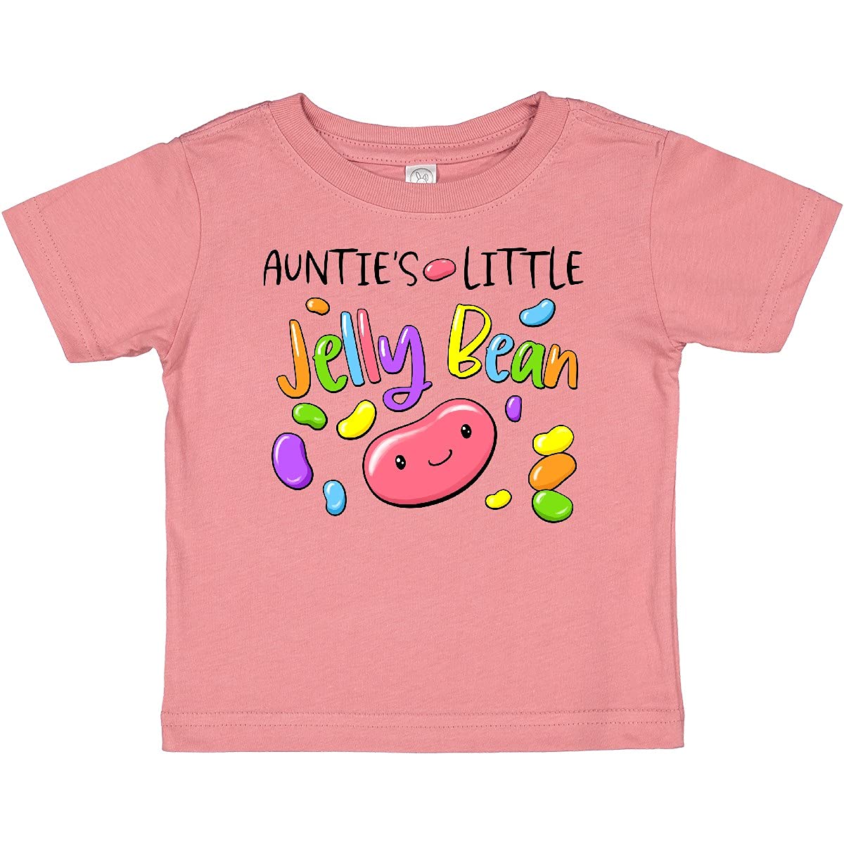 Inktastic Aunties Little Jellybean Cute Easter Candy Baby T-Shirt - Adorable Easter Outfit for Toddlers & Infants - Perfect for Easter Photos, Family Gatherings & Holiday Celebrations