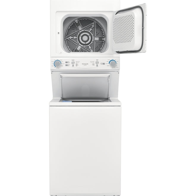 Frigidaire FLCE752CAW 4.5 Cu. Ft. Washer and 5.6 Cu. Ft. Dryer Laundry Center - White, Energy Star Certified - Perfect for Apartments, Small Homes & Space-Saving Laundry Solutions