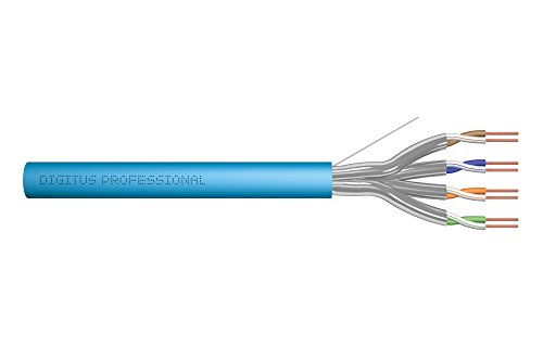 High-Speed Ethernet Cable 500m - Cat5e/Cat6/Cat6a/Cat7/Cat7a Network Cable for Home & Office - Blue Shielded Twisted Pair Cable for Gaming, Streaming & Server Installation