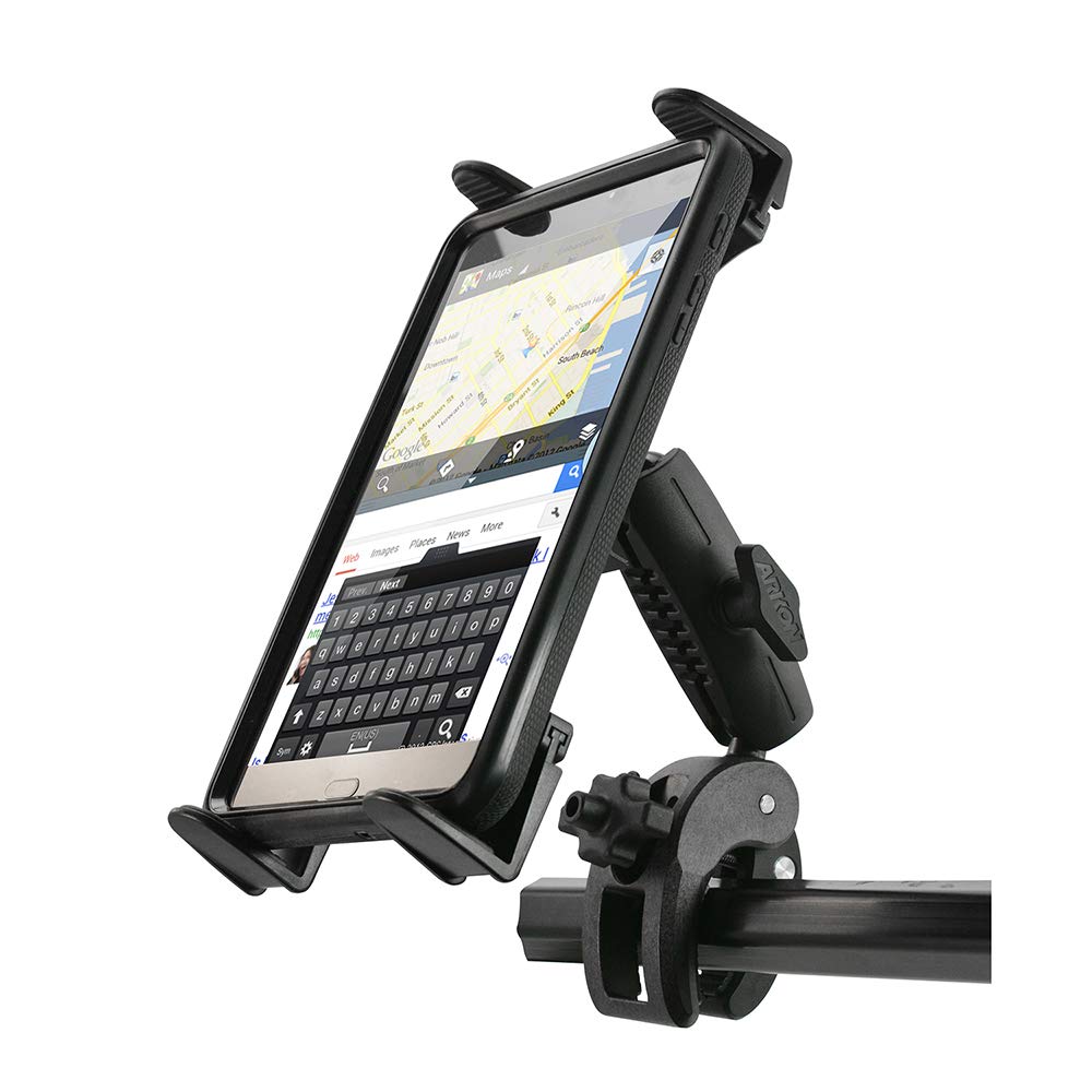 ARKON Heavy Duty Tablet Mount with Secure Locking Knob - Retail Black - Perfect for Car, Truck, and Office Use